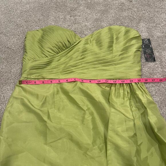 NWT Aqua Dresses Women's Green Strapless Mini Dress Size 12 - Picture 8 of 9